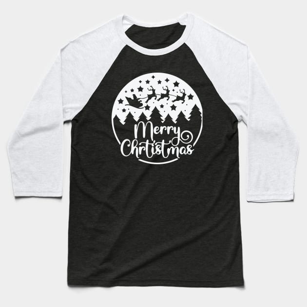 Merry Christmas Baseball T-Shirt by TyBen